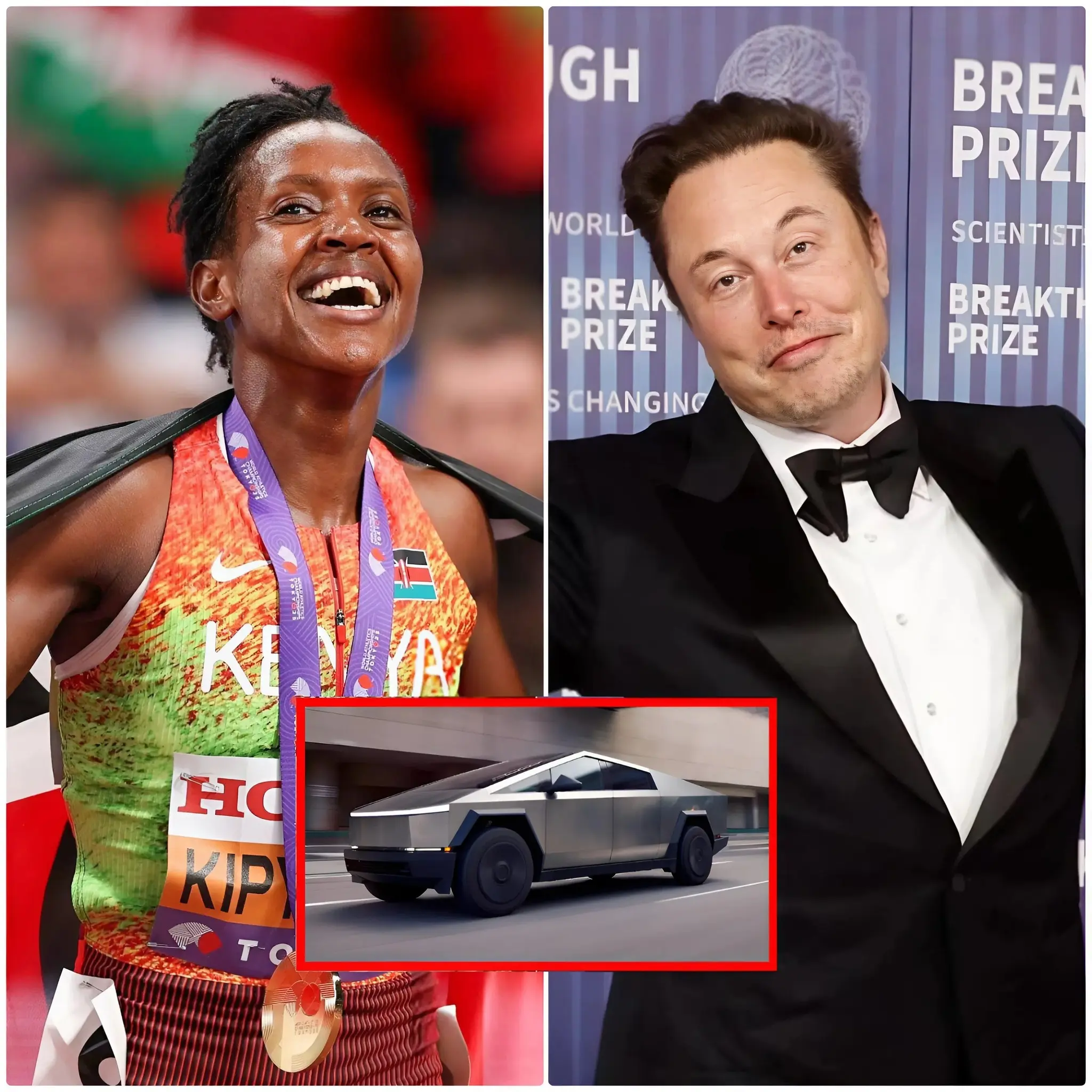 Cover Image for “You will be the face of Tesla in Africa.” Elon Musk, chairman of the world’s largest technology conglomerate, shook the entire industry when he announced a $1 billion cash investment, along with $500 million per year in a 10-year deal with track-and-field queen Faith Kipyegon, making her a co-owner and a key figure in shaping Tesla’s future. Kipyegon did not hesitate to respond with 17 words that left Elon Musk completely speechless.