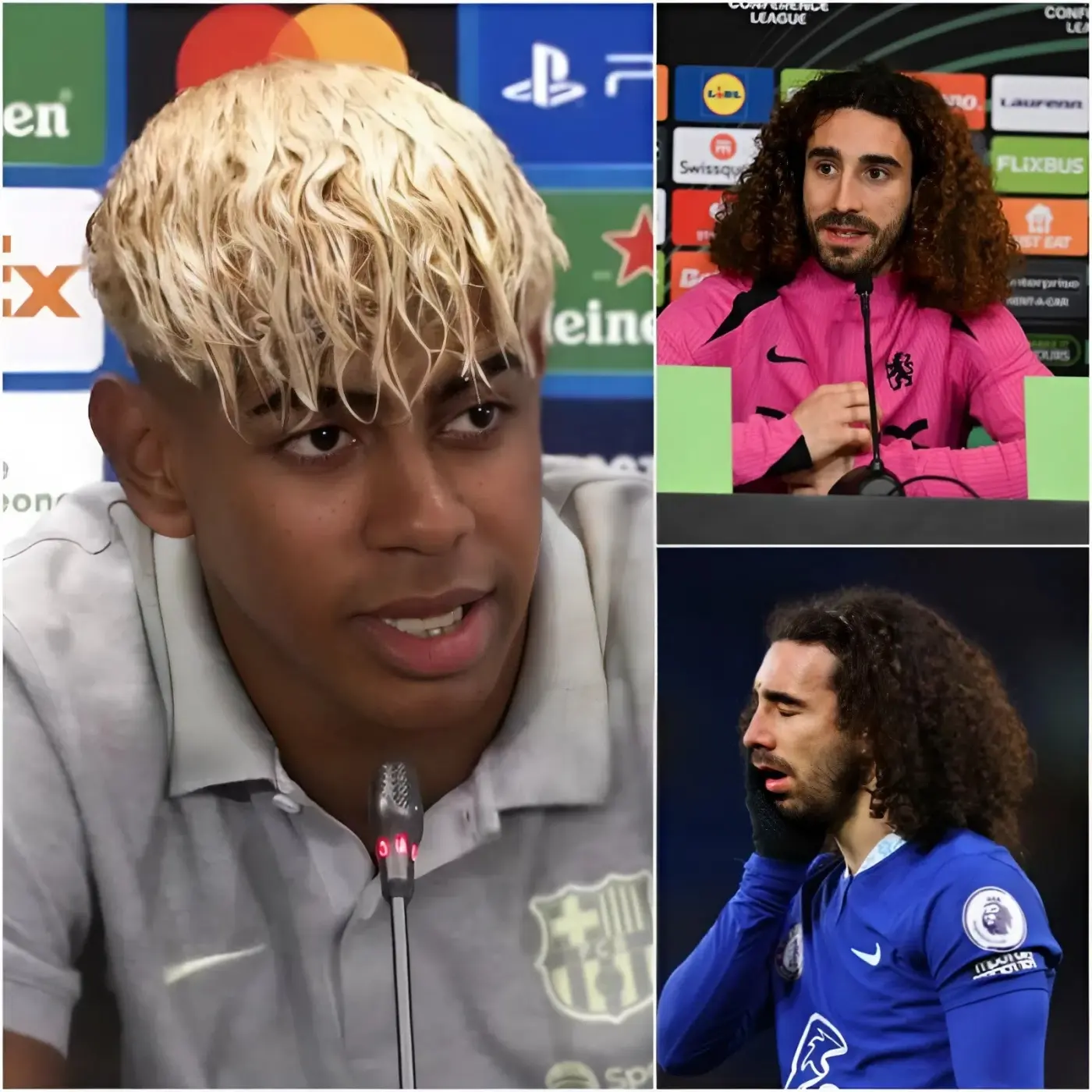 Cover Image for «BARÇA no está a la altura de mi talento. Unirme al BARÇA sería solo un retroceso en mi carrera…» — Cucurella se burló públicamente del Barça, despreció al club y lo llamó “un equipo pequeño” cuando un periodista le preguntó si consideraría unirse al Barça. Poco después, el joven talento del BARÇA, Lamine Yamal, salió en defensa de su club y respondió con un mensaje de 12 palabras que dejó a Cucurella sin palabras, avergonzado y ridiculizado frente al público… Ve todos los detalles a continuación.