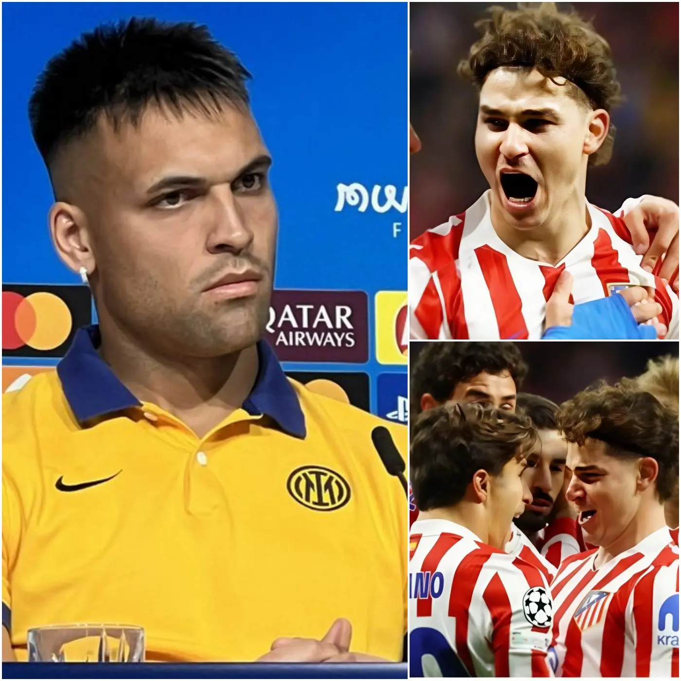 Cover Image for “NO LO RESPETO PORQUE ÉL…” Lautaro Martínez sorprendió a todos después de una amarga derrota ante el Atlético de Madrid: “Julián Álvarez y su equipo solo ganaron porque hicieron trampa,” dijo, desatando una gran controversia. Esta dura declaración conmocionó al mundo del fútbol, provocando un debate masivo entre los fanáticos. Sin embargo, la respuesta de Julián Álvarez dejó atónitos a los aficionados del Atlético y a los medios de comunicación españoles — una respuesta corta pero poderosa de solo cinco palabras, que recibió aplausos estruendosos.